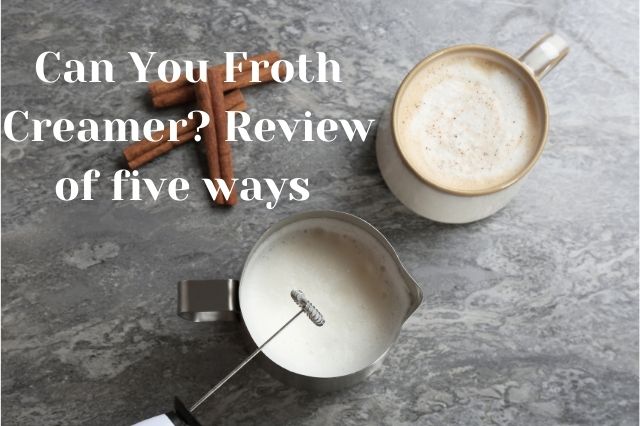 Can You Froth Creamer? Review of five ways