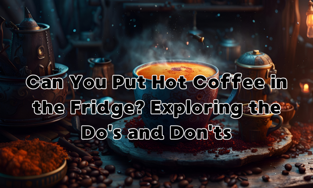 Can You Put Hot Coffee in the Fridge? Exploring the Do's and Don'ts