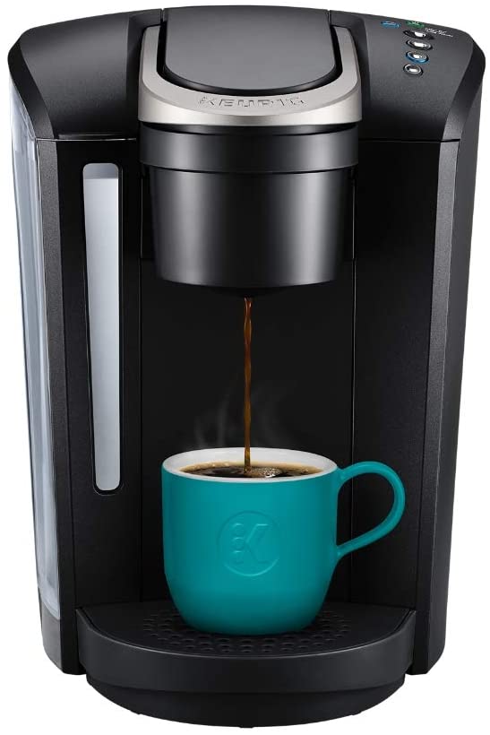Keurig K-Select coffee maker with strength control and hot water